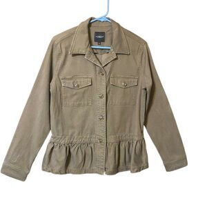 Liverpool LA Cavern Club Europe Womens Size M Long Sleeve Military Style Jacket